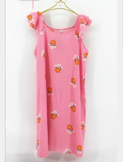 Повседневные ночные рубашки с мультяшным принтом женская ночная рубашка милым