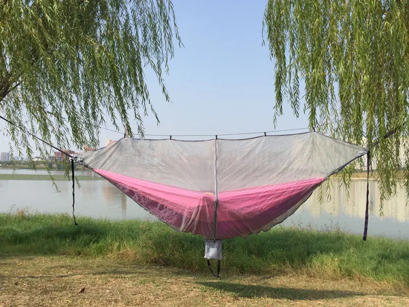 outdoor chairs Portable Hammock Mosquito net Camping Survival Garden  Hunting Leisure Hamac Travel Double Person Hamak outdoor patio furniture