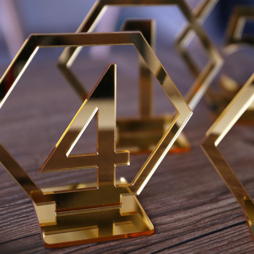 Acrylic-Gold-Geometric-table-numbers-wedding-Hexagon-Table-Numbers-Boho-Centerpiece-Table-Decor-mirror-gold-table (2)
