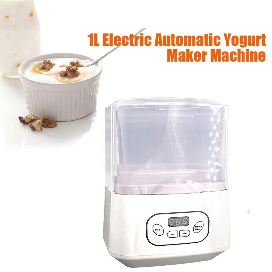 Электрическая детская машина для приготовления пищи 1Л Автоматическая бытовая машина DIY для младенцев детей взрослых фруктов овощей йогурт ферментационная машина
