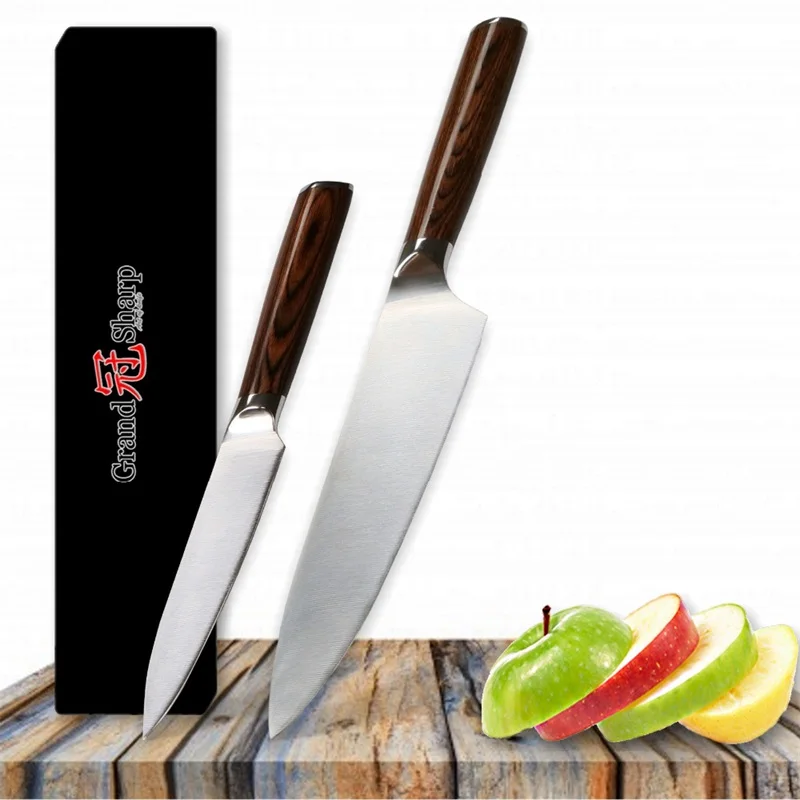 Grandsharp Kitchen Knife Set 2Pcs Chef Utility Kitchen Knives Sets Top