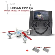 С двумя батареями) Hubsan X4 H107D квадролет с дистанционным управлением с видом от первого лица 4CH 6 оси Камера Квадрокоптер с дистанционным управлением с ЖК-дисплей передатчик