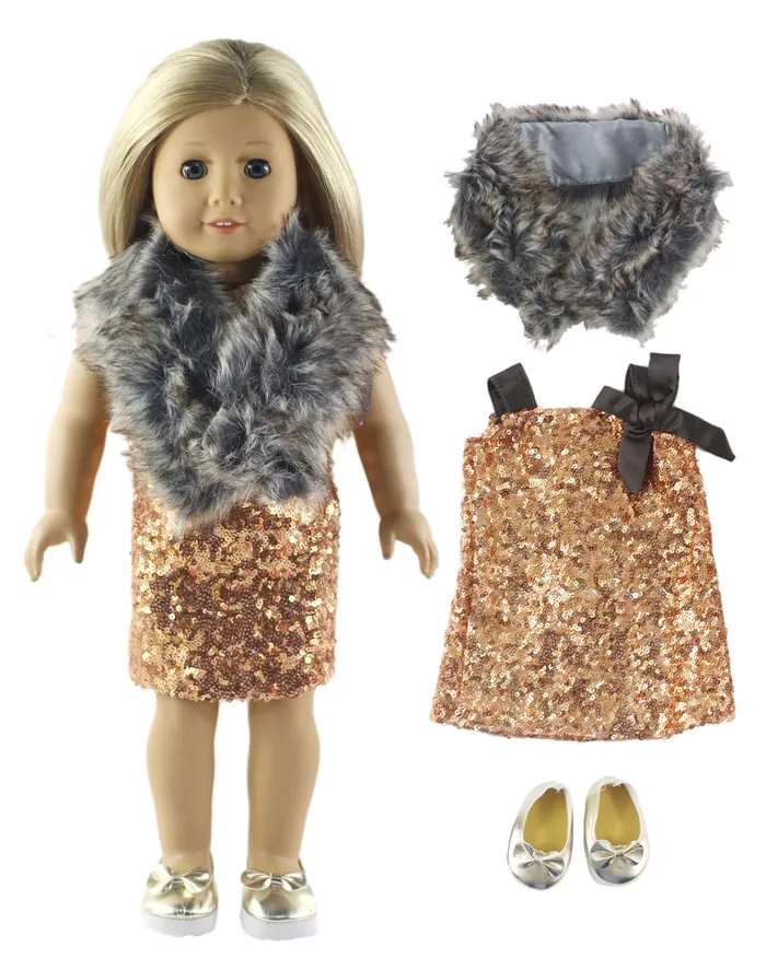 5 комплектов одежды для кукол 18 дюймов в новом стиле случайный выбор|doll clothes|clothes for