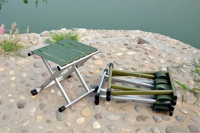 Sgabelli Per La Pesca : Cintura di metallo pieghevole sgabello pieghevole sedia di pesca