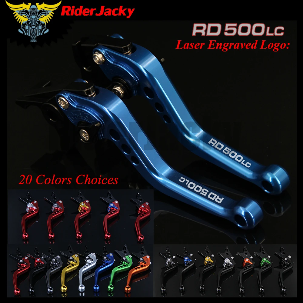 

RiderJacky® CNC Adjustable 14.7cm Short Brake Clutch Levers For Yamaha RD500LC RD500 LC RD 500LC All Years