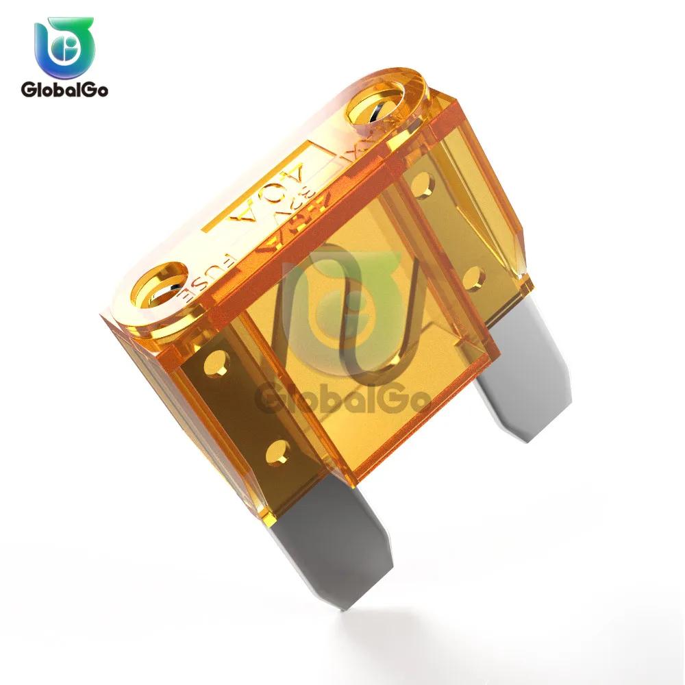 

20pcs/Lot Large Size Car Blade Fuse 20A 30A 50A 60A 40A 70A 80A 100A 3*3.5*0.95CM Automotive Fuse