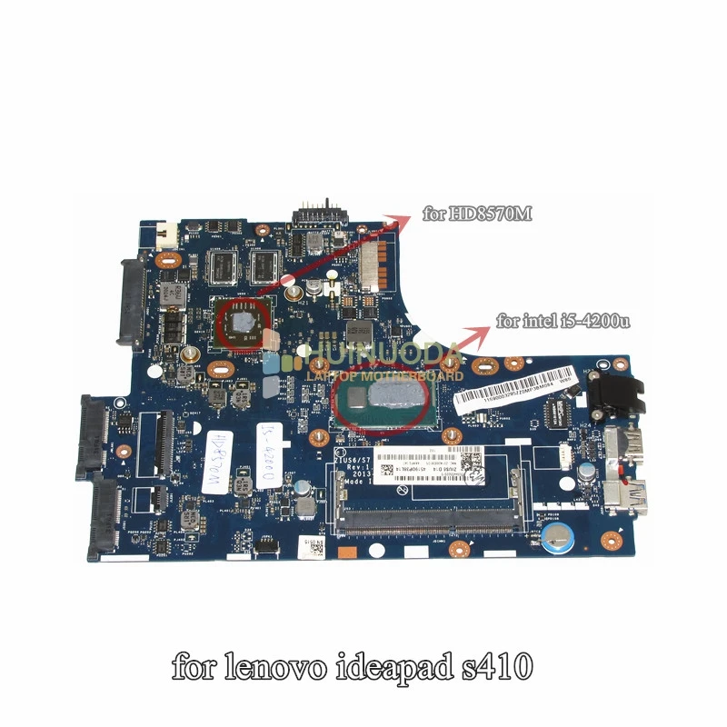Материнская плата NOKOTION для ноутбука Lenovo S410 системная LA A321P HD 8570M 1 ГБ Дискретная