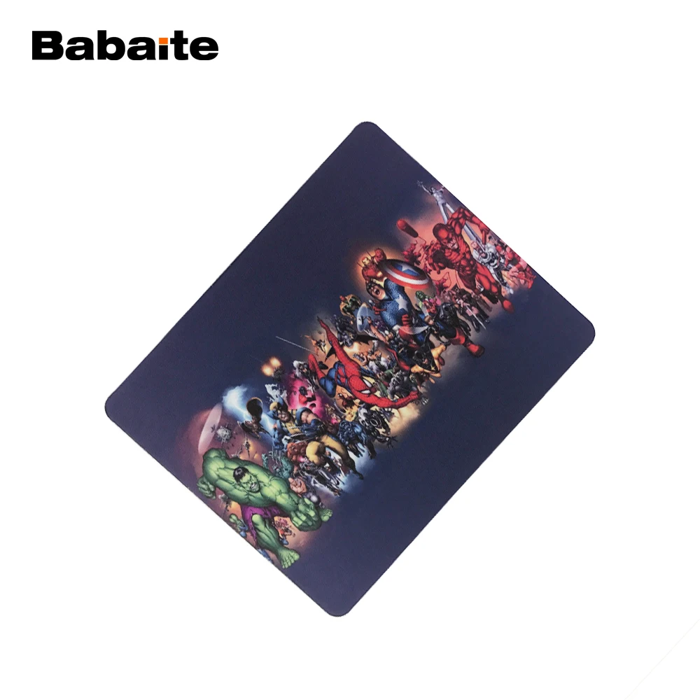 Babaite250x290x2mm Marvel Comics Супергерои коллаж индивидуальные Мышь Pad моды Мстители компьютер Тетрадь игровой Мыши компьютерные Коврики pad