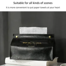 Vingtank милые из искусственной кожи складной держатель для салфеток хороший внешний вид украшение стола коробка для хранения бумаги декоративная ткань коробка