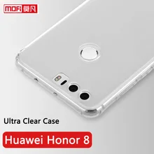 Huawei honor 8, чехол-накладка, Мягкий силикон,, mofi, 4 Гб, 5,2 дюймов, huawei honor8, прозрачные, ультра тонкие, 8 coque, honor 8, чехлы