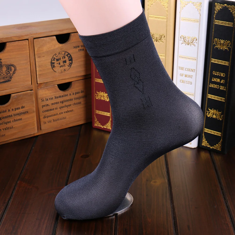 

La MaxPa 10pair/set Summer thin men's socks high elastic wear-resistant ice silk cool business men's short stockings k467