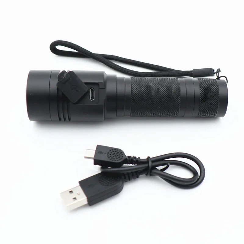 1000lm Mini Portable Led Flashlight Pocket Light T6 Portable Keychain Light Penlight Waterproof Lantern 18650 Torch