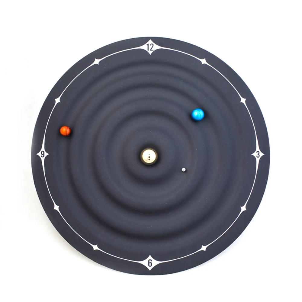 Creative Table Clock Modern Design Orbit Galaxy Magnetic Clocks Planet Ball Desk Watch Wall Mounted or Desktop Home Decor 8 inch Creative Table Clock Modern Design Orbit Galaxy Magnetic Clocks Planet Ball Desk Watch Wall Mounted or Desktop Home Decor 8 inch