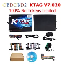 Новый Год выхода без жетонов ограничить KTAG V2.23 V7.020 мастер вариант K тегов 7.020 Чип ECU Тюнинг для грузовик/тяжелая долг K-TAG V7.020
