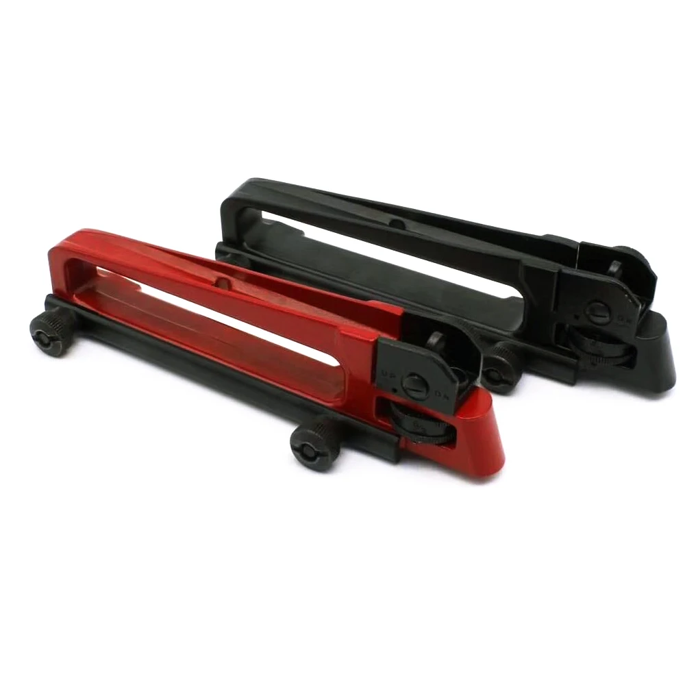 

M4 M16 AR15 Detachable Standard Carry Handle Mount Aluminum and Steel With Mechanical Rear Sight for 20mm Rail