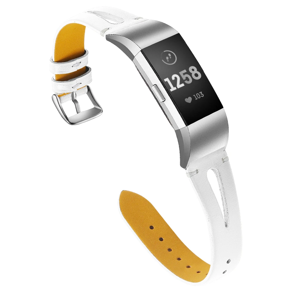 Новый модный кожаный ремешок LXsmart для Fitbit Charge 2 band спортивные Смарт часы сменный