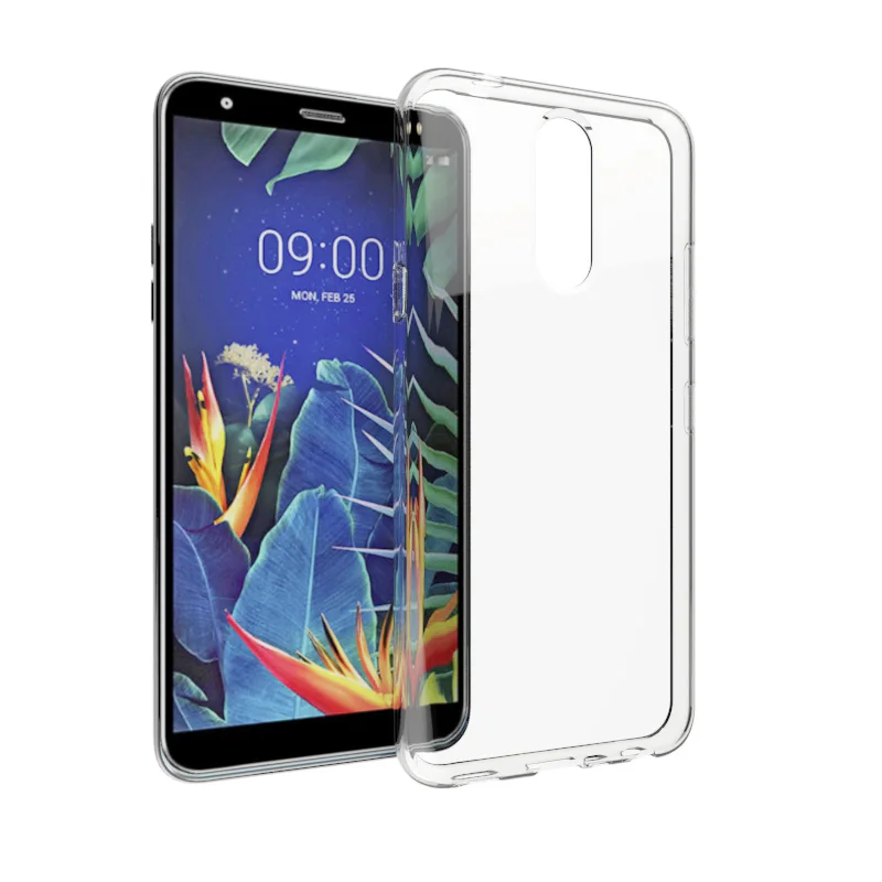 Skid-proof Soft TPU Transparent Silicone Clear Case Cover for LG X4 2019 For K40 K12 Plus LMX420 |