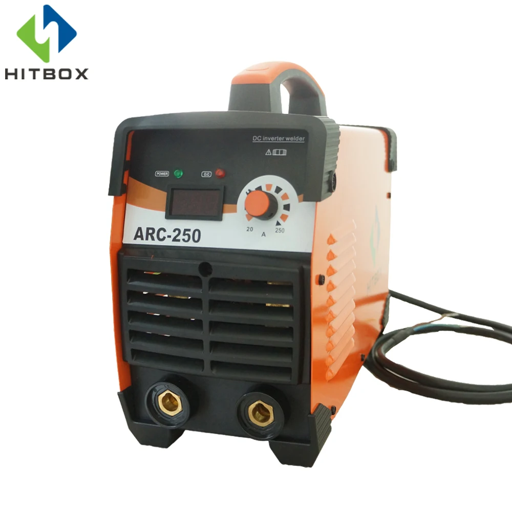 

HITBOX ARC WELDER ARC250 DC 220V THREE PCB BOARD INVERTER WELDING MACHINE WITH ACCESSORIES