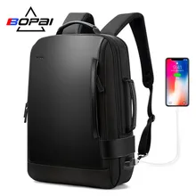 Hot Anti Theft Men Computer Backpack 15.6 Waterproof School Backpacks Leather Male Mochila Fashion Travel Backpack USB Charge