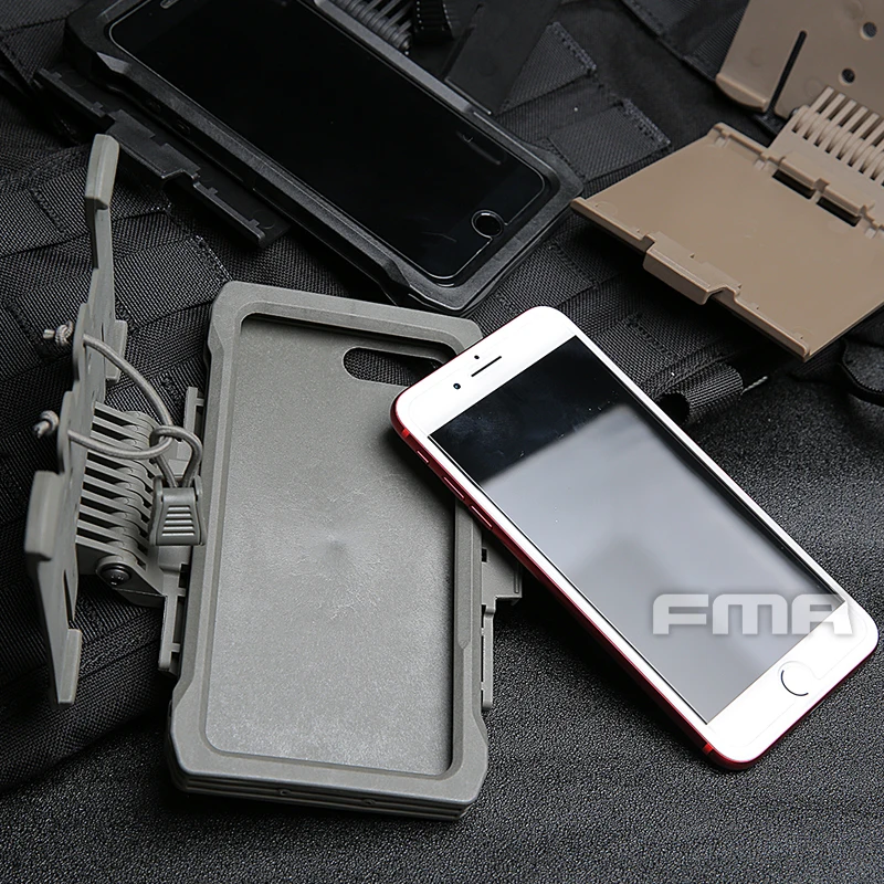 Чехол для мобильного телефона FMA Molle для IPHONE 7 Plus/8 Plus TB1320, уличный тактический охотничий жилет, стильный мобильный чехол для телефона