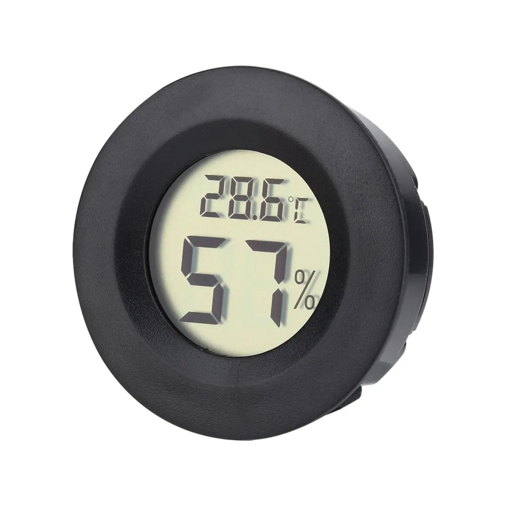 

Hilitand LED Digital Cigar Humidor Hygrometer Thermometer Black Round Face Stock Offer Fridge Freezer Tester Temperature Sensor