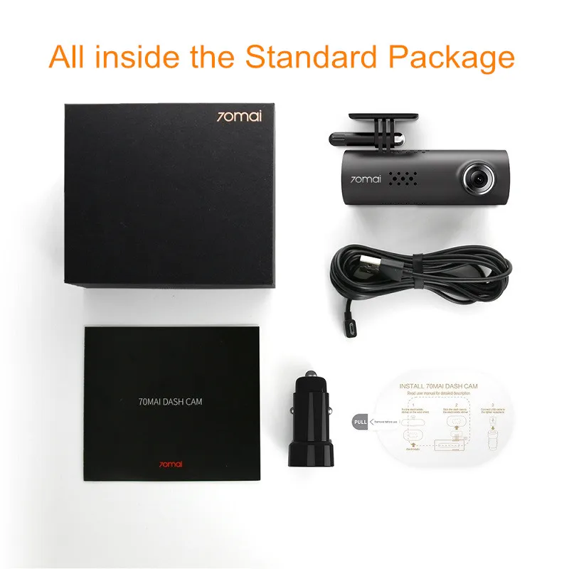  Original Xiaomi 70mai Car DVR Voice Control Cam 1080HD Night Vision Dash Cam Wifi Car Camera Record
