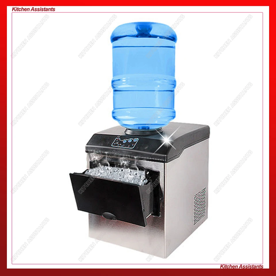 

HZB25 electric commercial countertop bullet ice maker machine