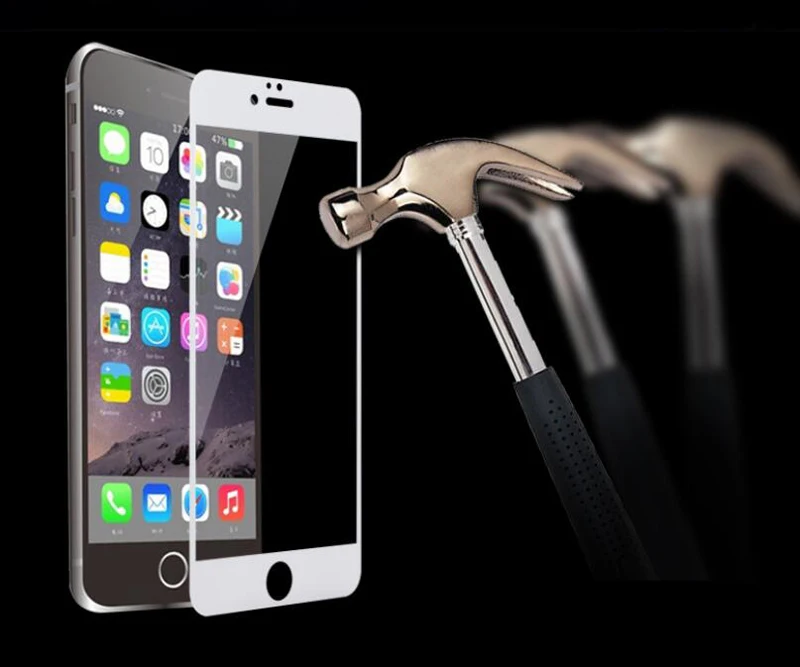 GerTong полное покрытие закаленное стекло для iPhone X 7 6 6S Plus 5 5S SE 6Plus XS Max XR Защита экрана