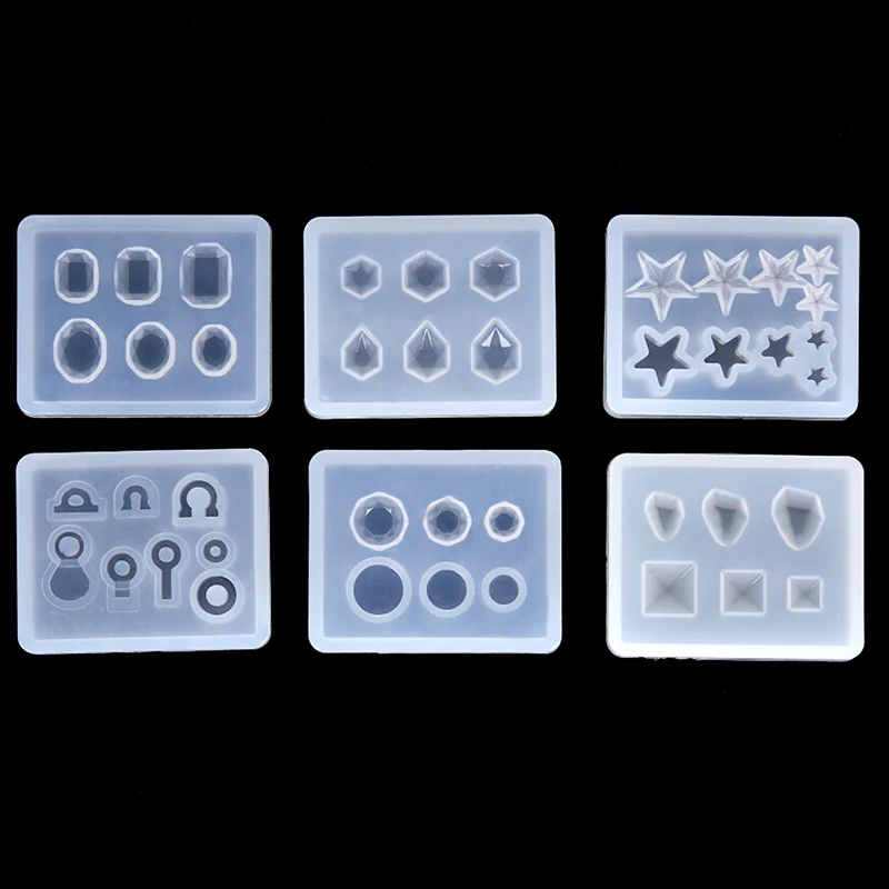 

Silicone Resin DIY Jewelry Tool Geometric Jewelry Mold Pendant Earring Craft Handmade Making Tool Decoration Epoxy Resin Mold