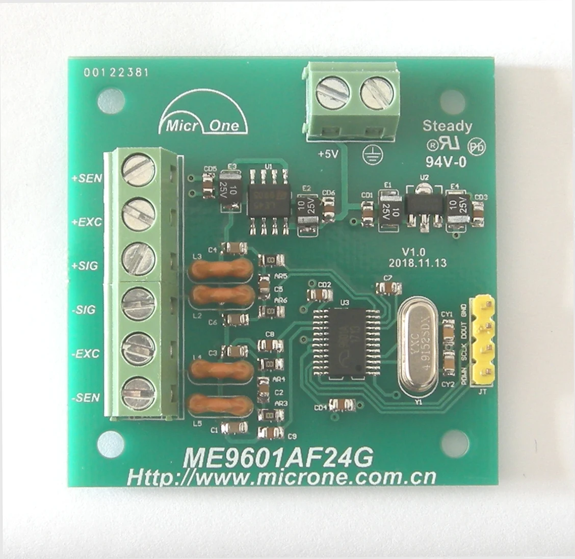 

Плата захвата сигнала взвешивания ME9601A 24 bitadc