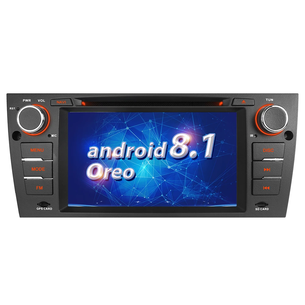 Top A-Sure 7 Inch 2 Din Android 8.1 Car Radio DVD GPS Sat Nav Stereo DAB+ OBD For BMW E90 Sedan E91 E92 E39 M3 3Series Coupe 4
