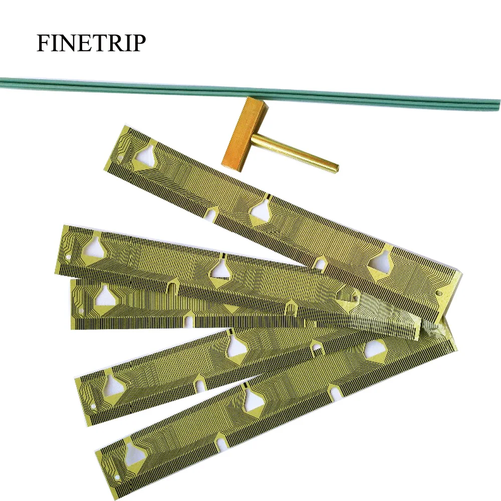 FINETRIP 25% 5x приборная панель lcd Dead Pixel кластер ремонт ленточный кабель для BMW E39 Спидометр E38 E53 X5/1 Т-образная Резиновая лента