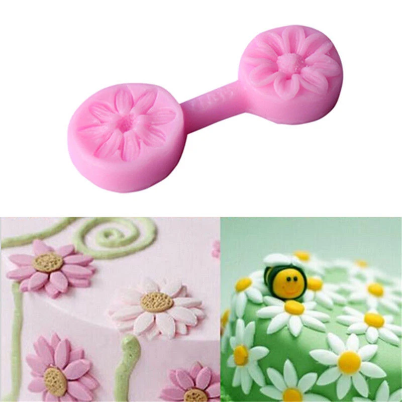 3D Flower Silicone Mold Fondant Gift Cake Decorating Chocolate Cookie Fimo Polymer Clay Resin Baking Molds For Cake