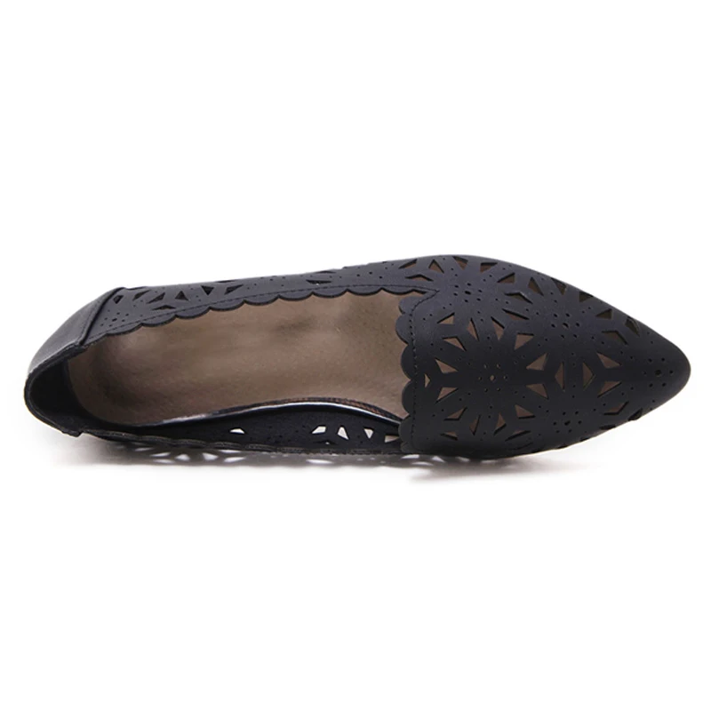 CEYANEAONew damen sandalen schuh Frau Echtem Leder Flache Schuhe Mode Hand-genäht Leder Faulenzer Weiblichen loch schuhe Frauen E977