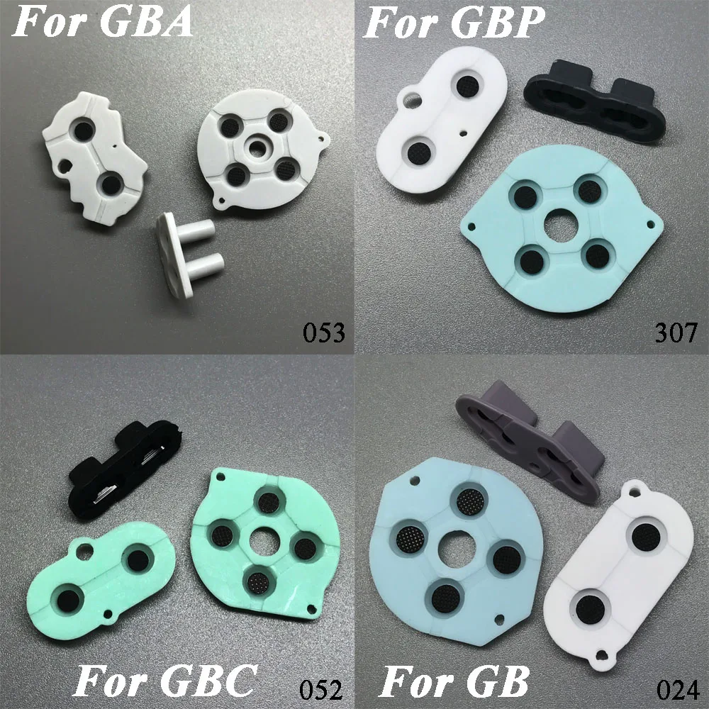 

5models 10sets For GB GBP GBA SP Conductive Rubber Silicone Pads Buttons For Game Boy Color GBC Console