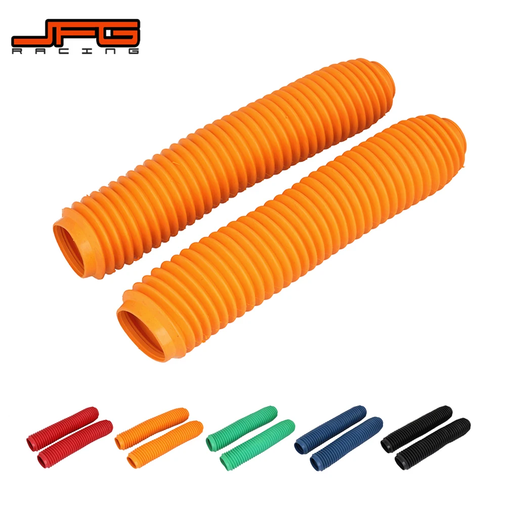 

FORK ANTI-DUST COVERS GAITER BOOTS KTM EXC EXCF SX SXF SXS XC XCR XCW XCF XCRF NXC MX SMR HUSABERG DIRT BIKE MOTOCROSS ORANGE