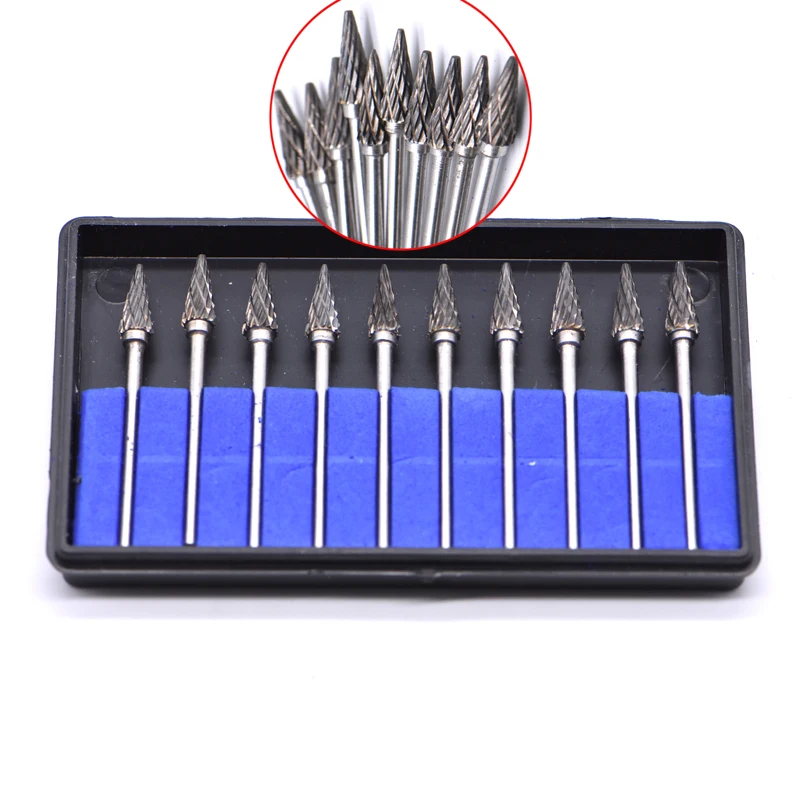 

10pcs M5 Dental Grinding Heads Dentistry Equipment Tungsten Steel Carbide Burs Drills Teeth Polishing & Smoothing Dentist Tools