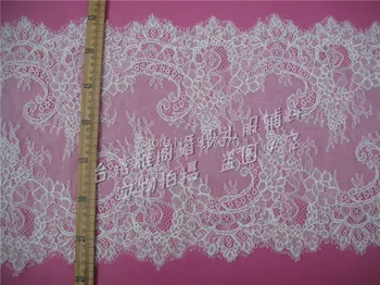 

Cord French Lace Trim wedding bridal veil lace trim 3 meters per pc