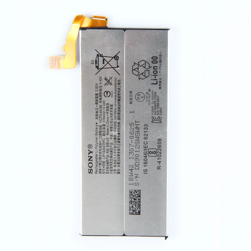 Оригинальный sony XZ1 Батарея для sony XPERIA XZ1 G8342 LIP1645ERPC 2700 мАч