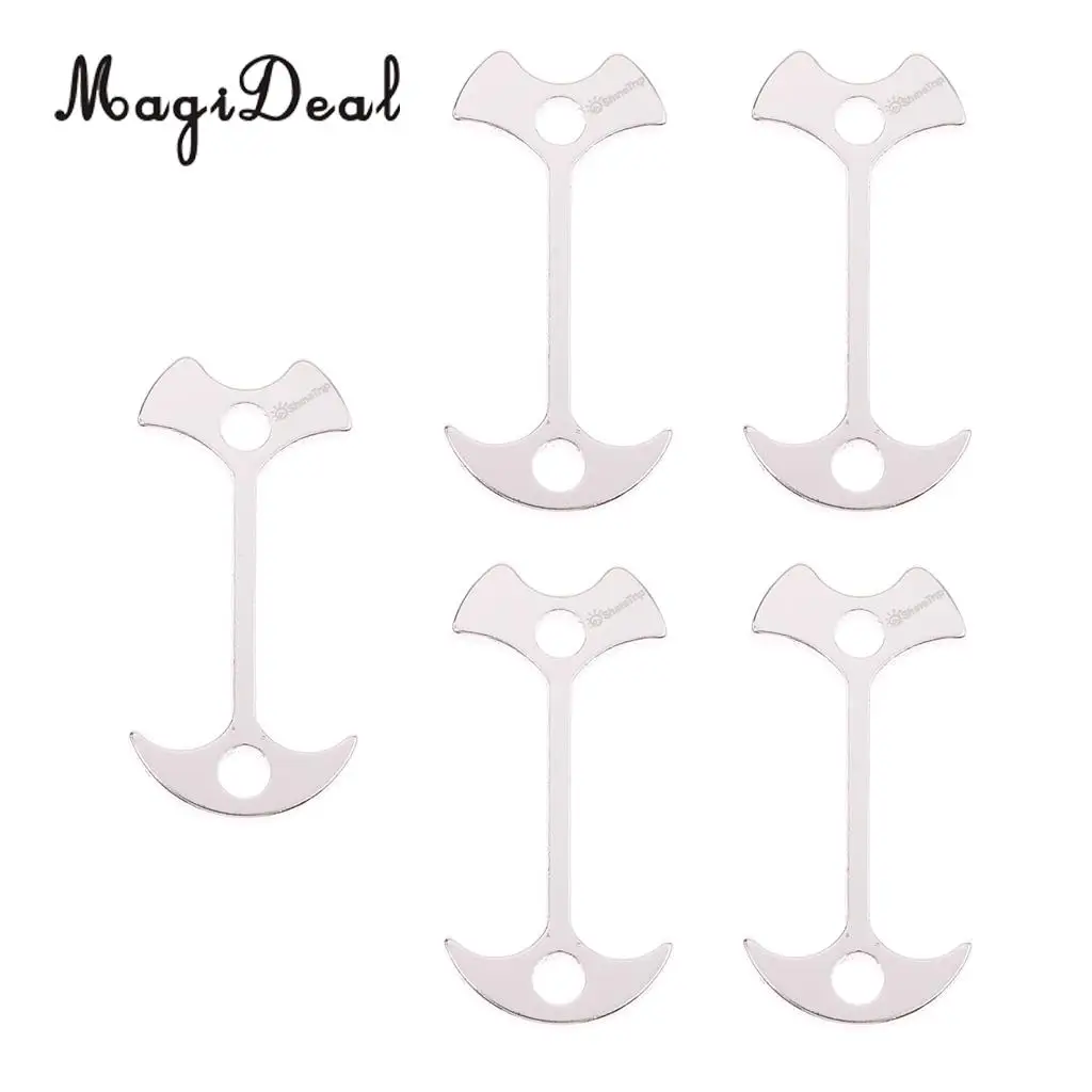 5pcs Alloy Tent Anchor Guy Line Runners Rope Nails Gallery Road Deck Awning