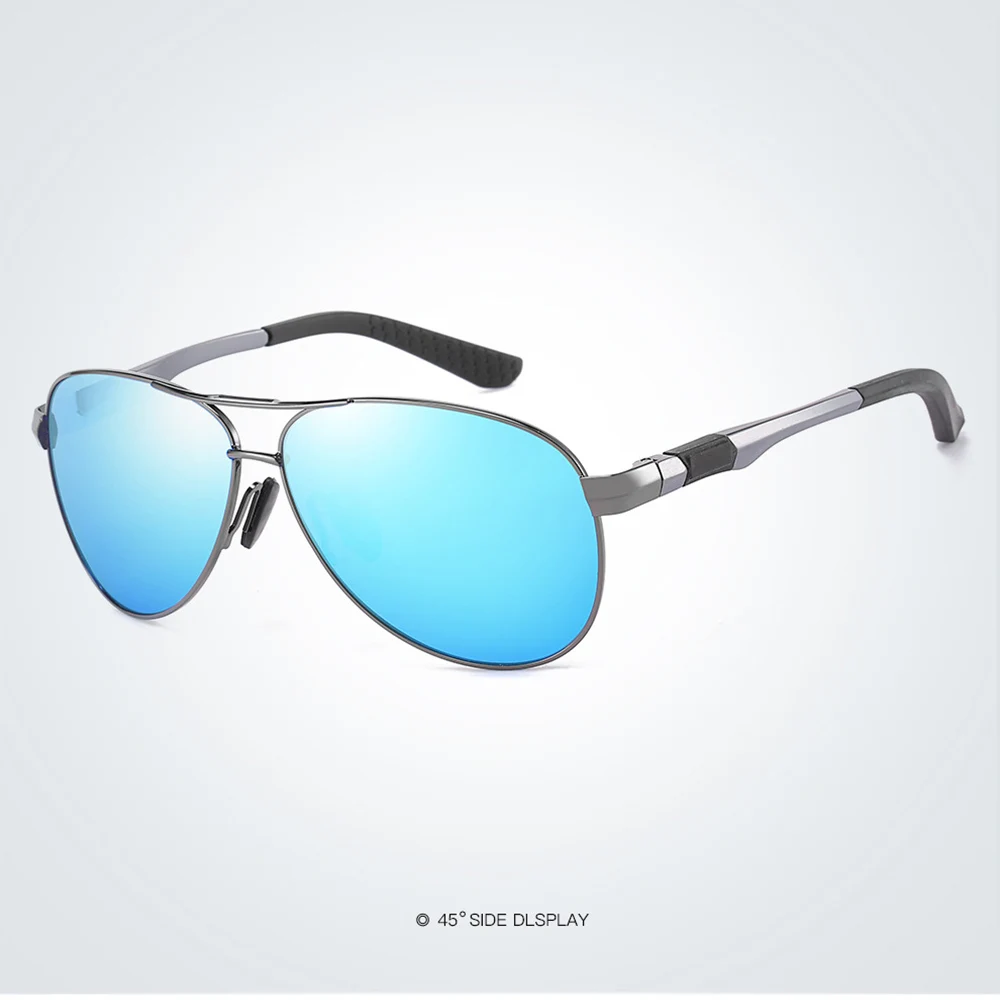 Men's Al-mg Polarized Lenses Double Beam Sun Glasses Sunglasses Custom Made Myopia Minus Prescription Lens -1 to -6 | Аксессуары для