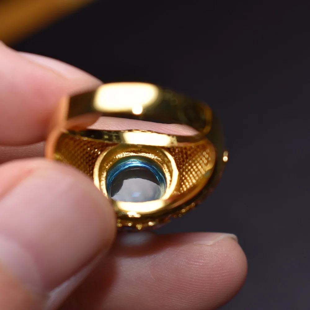 Настоящие хорошие драгоценности 925 Серебро S925 натуральный синий топаз драгоценный камень Cloisonne женское этническое кольцо для женщин прекрасные подарки