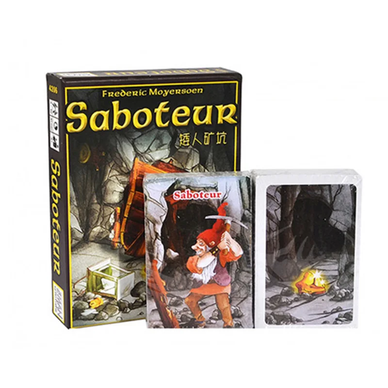 "Saboteur "Board Game 1 Version Base Board Game With English