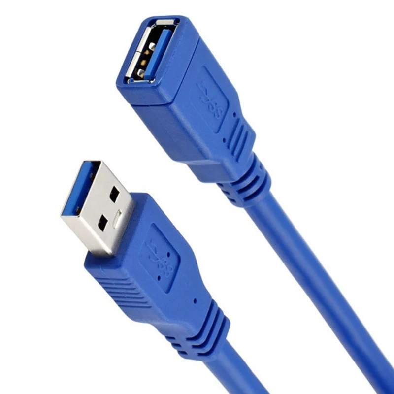 Rankman USB 3.0 Extension Cable USB 3.0 A Male to Female Data Sync Cord Extended Datum Cable Connector for PC Mouse U Disk HDD