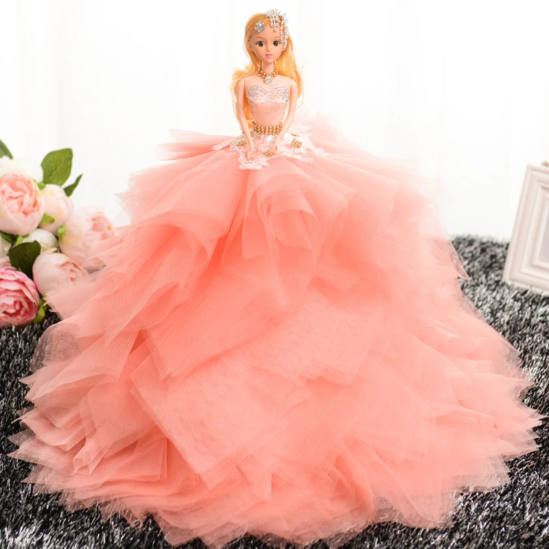 

Princess Wedding Doll Girl Birthday Gift Toys For Children Pink Lol Doll Toys For Girls Lol Dolls Pleated Skirt Christmas Gifts