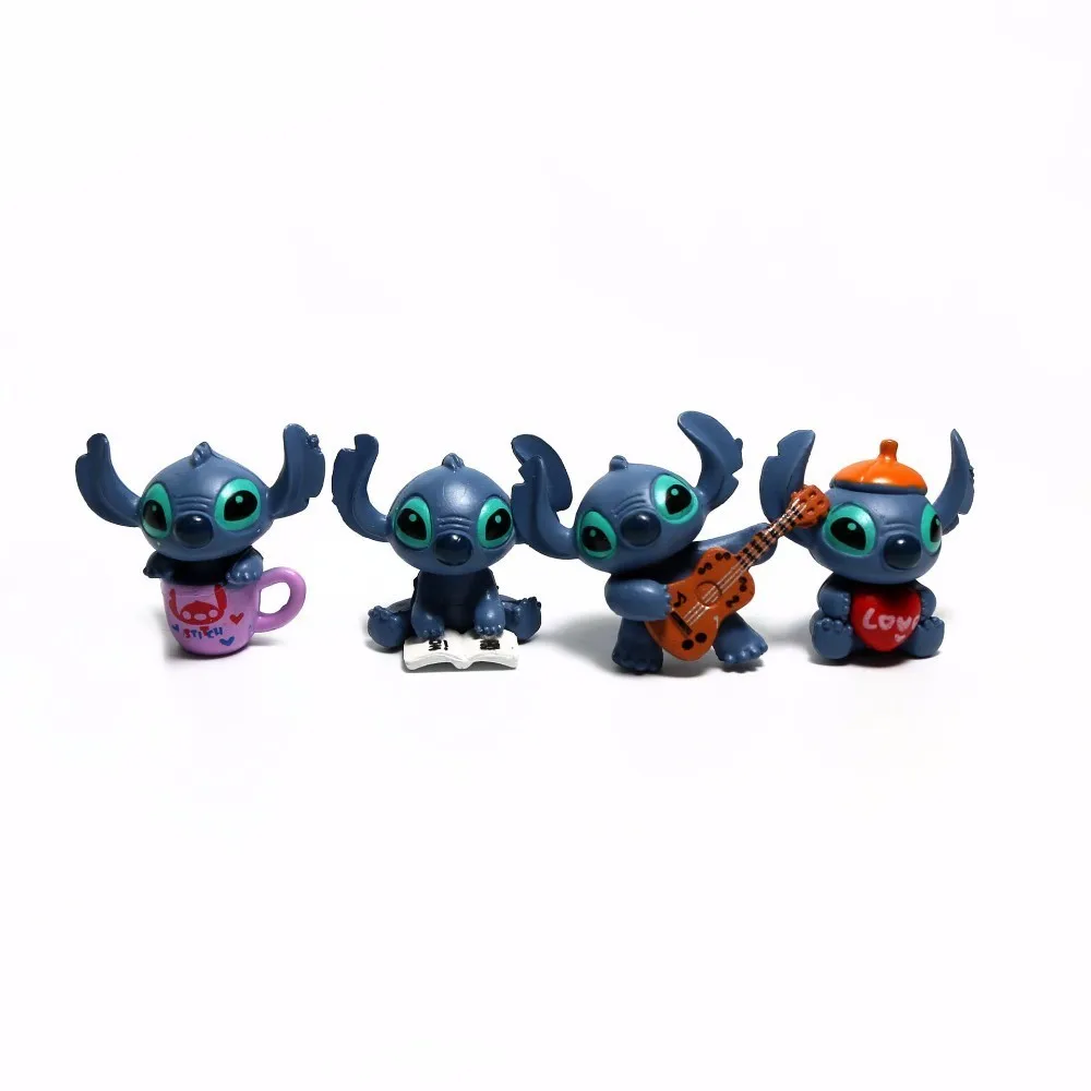

High Quality Mini Stitch And Lilo Action Figure Toy Anime Stitch Figurines Pvc Model Doll Kid Toy Christmas Gift Home Decoration