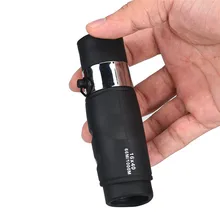 16 * 40 Mini Black High-Power Monocular Night Vision Telescope Rotate focus Outdoor Bird Watching Camping Climbing Accessories