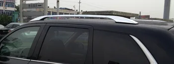 

Hot selling aluminium alloy material sliver chrome model roof rail luggage rack for Outlander