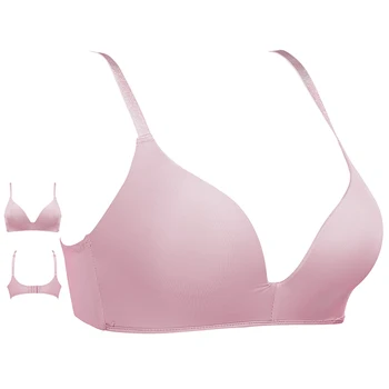 

Super Soft Deep V Wire Free Push UP Brassiere Intimates Bralette Bra For Women Underwear Breathable Adjustable Straps Bra