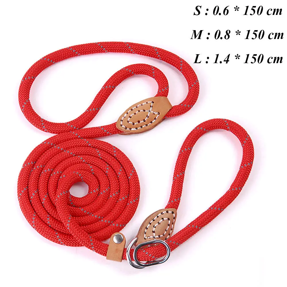 Dog Leashes For Dogs Outdoor Training Leash For Small Dog Puppy Leash Control Rope Durable Nylon Leads For Pet Dog Leash PY